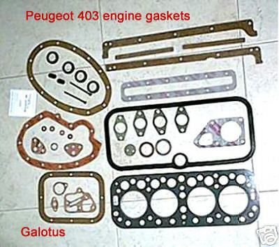 Peugeot 403 engine gasket set for, new recently made*