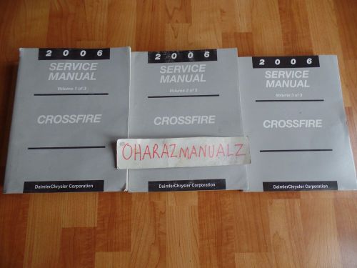 2006 chrsyler crossfire service manuals manual