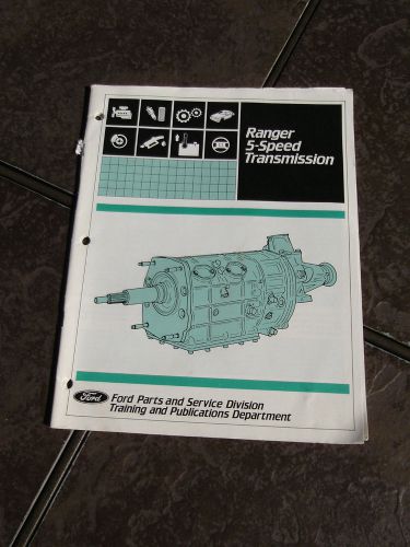 1983 ford ranger 5-speed transmission service manual overhaul rebuild oem dealer