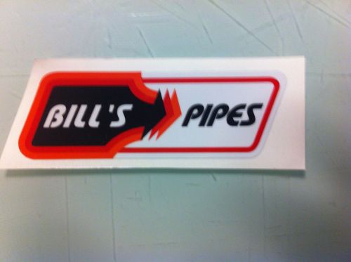 Bill&#039;s pipes red vintage reproduction decal atc trx lt 250r 250 350x cr kx rm