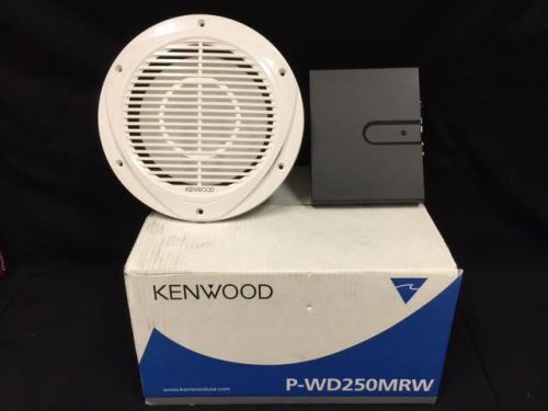 Kenwood p-wd250mrw includes kfc-w250mrw 10 marine subwoofer kac-210mr amplifier