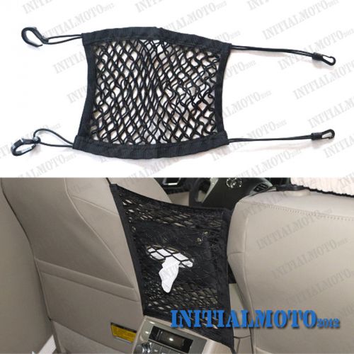 Nylon car middle storage luggage rack hanging organizer holder seat bag mesh net