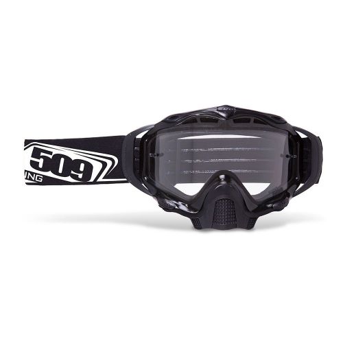 2016 509 sinister x5 white &amp; black goggles dual pane lens snowmobile snowboard