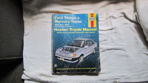 Haynes repair manual 36078