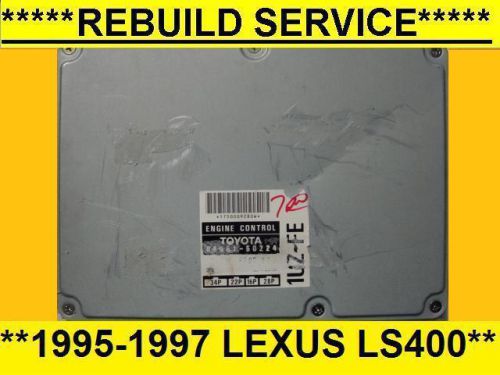 Rebuild service 1995-1997 lexus ls400 engine computer, 4.0l base, ecu, ecm