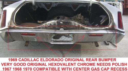 Cadillac eldorado bumper rear - good condition 1967 1968 1969 1970