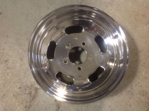 Vintage 14x6 chrome slot wheel gm 5x4.75 bolt pattern