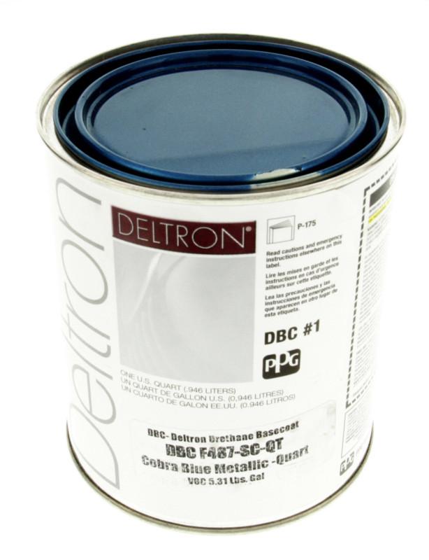 Ppg dbc deltron basecoat cobra blue metallic quart auto paint