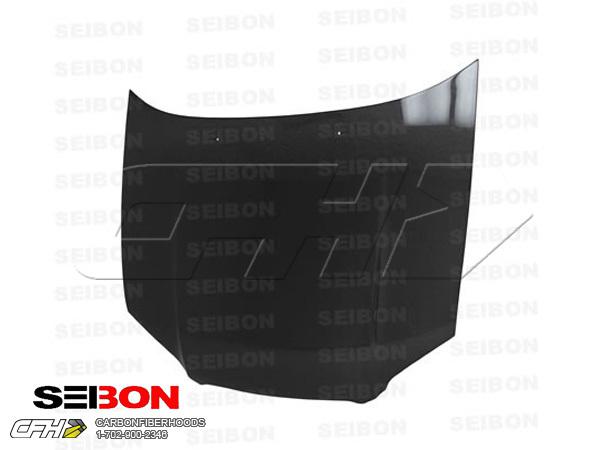 Seibon carbon fiber rs-style carbon fiber hood kit auto body subaru impreza, wrx