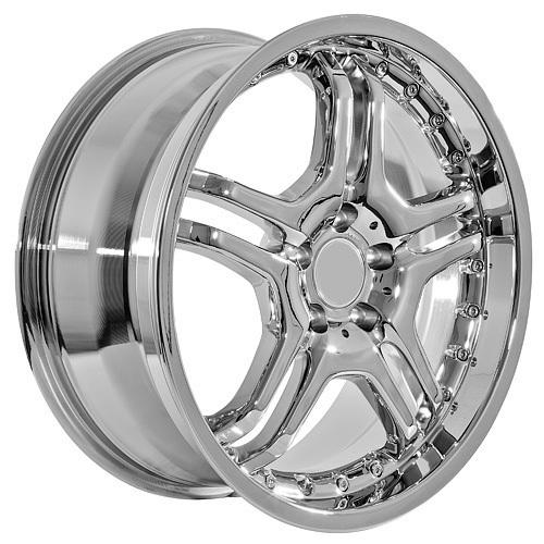 18" inch a4 a6 a8 s4 s6 s8 chrome wheels rims rs4 3 piece style