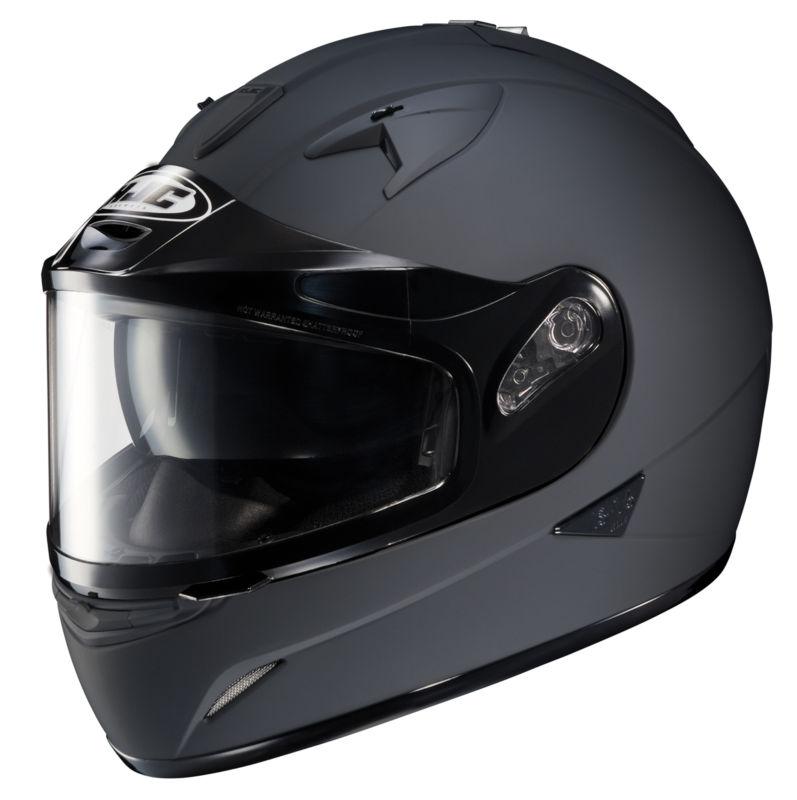 Hjc is-16 black snowmobile dual lens snow is16 helmet size xlarge xl