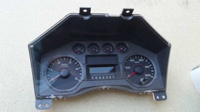 2008 ford f250 sd xlt  instrument cluster speedometer control panel oem