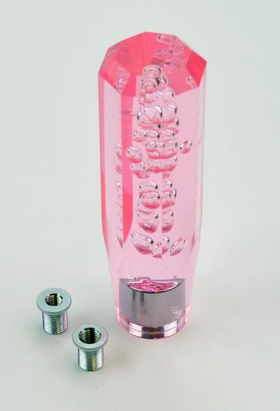 Jdm crystal bubble jdm vip dildo gear shift knob - pink