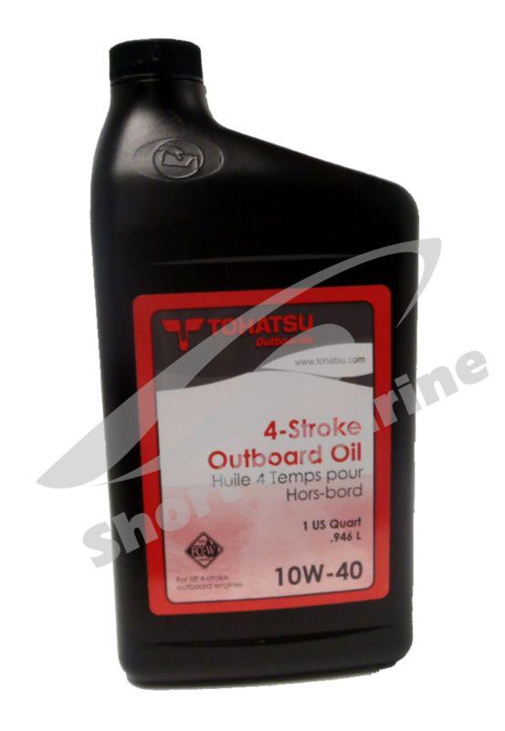Tohatsu outboards 4-stroke 10w-40 outboard motor oil one quart