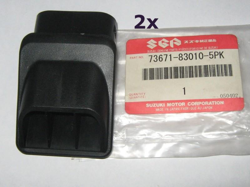 Suzuki samurai side dash defroster vents pair 90-95 sgp oem new free shipping