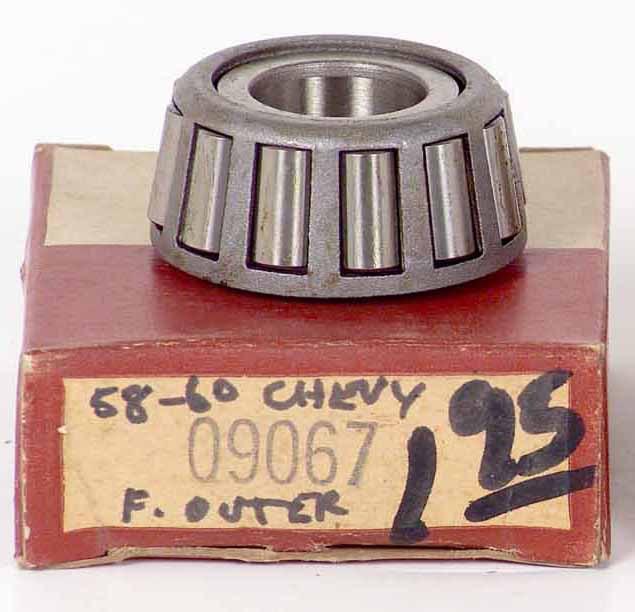 1958 -  1960 chevy -  nos-front -outer-international  parts corp-wheel bearing 