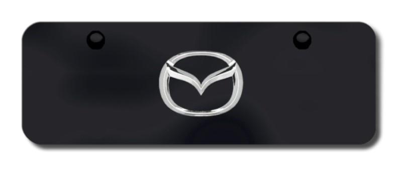 Mazda new-logo chrome on black mini made in usa genuine