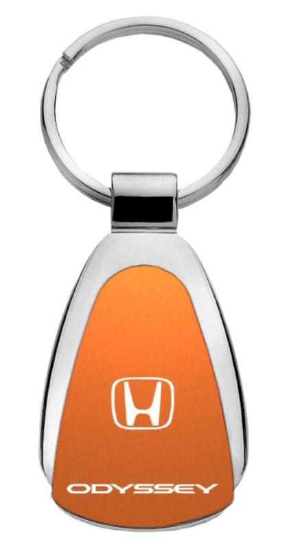 Honda odyssey orange teardrop keychain / key fob engraved in usa genuine
