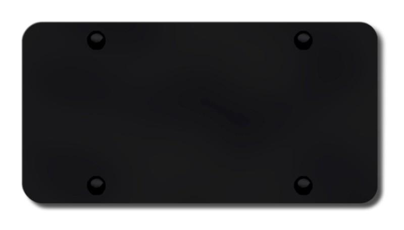 Blank full size black license plate made in usa genuine