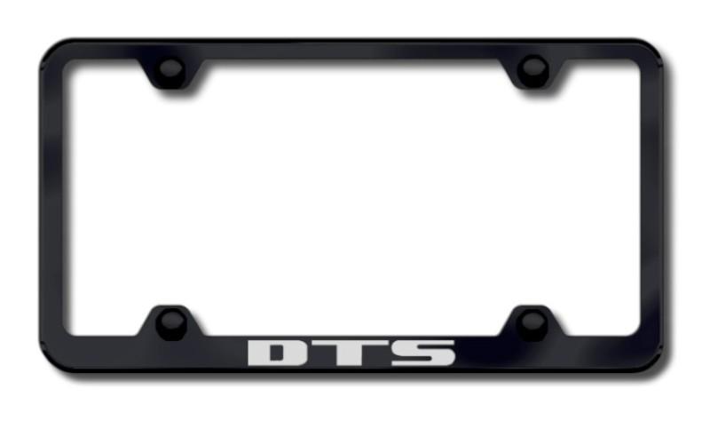 Cadillac dts wide body laser etched license plate frame-black made in usa genui