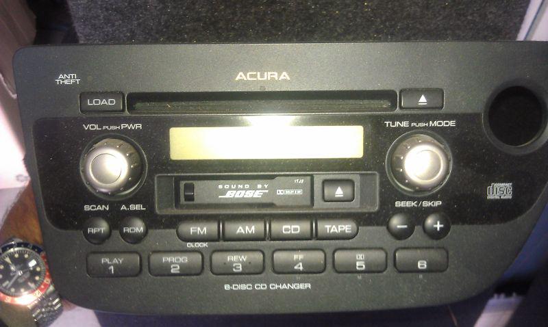 Acura factory am fm cassette cd player *** free shipping ***
