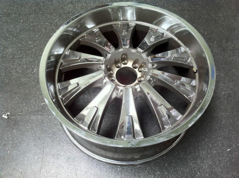 4 x cake 903c 5 lug 22x9.5 cruiser alloy chrome wheels rims 5x4.5 5x120.65 +15mm