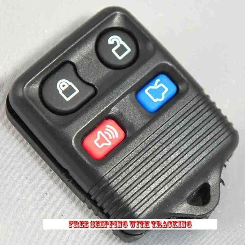 New complete remote ford lincoln mercury 4 button keyless fr4
