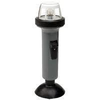 Stern light for boat marine suction cup mount portable battery operated 2 d cell