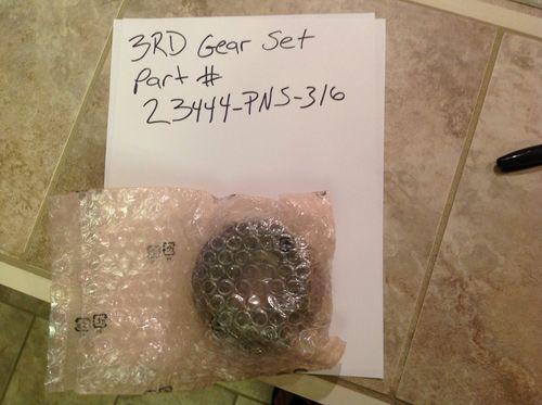 Rsx type s/ civic si 3rd gear syncro set part number 23444-pns-316