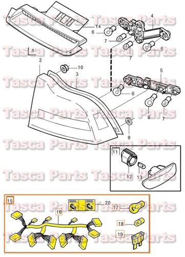 Brand new oem luggage compartment wiring harness 2001-2009 volvo s60 #8693637
