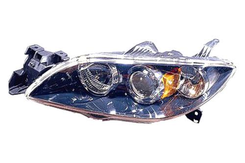 Replace ma2518108v - 04-06 mazda 3 front lh headlight lens housing halogen