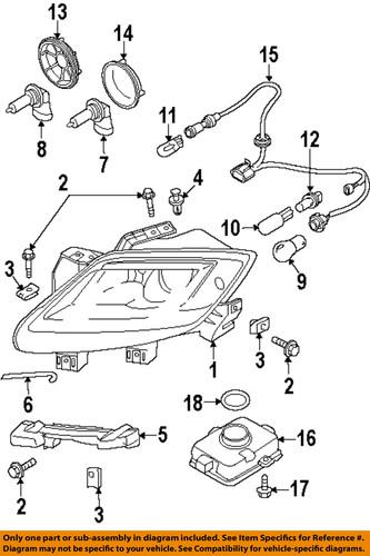 Mazda oem te7051031c headlight-headlamp assembly