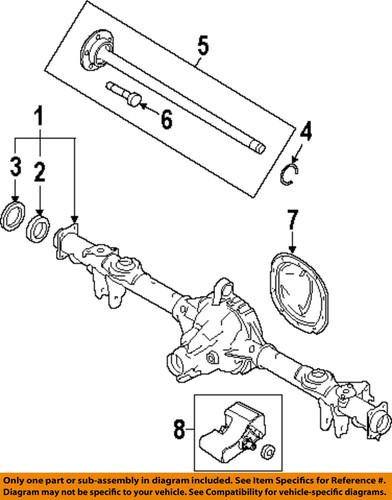 Ford oem e9az4a332a axle & differential-inner seal