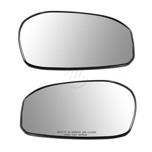 Side view door mirror replacement glass pair set of 2 left right for honda fit