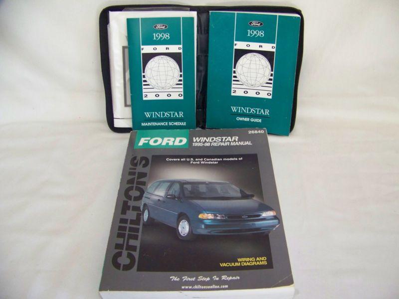Chilton's ford windstar 1995-98 repair  manual+ 1998 windstar owner's guide