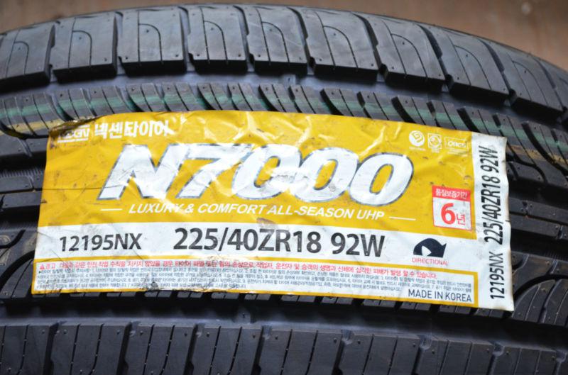 1 new 225 40 18 nexen n7000 tire