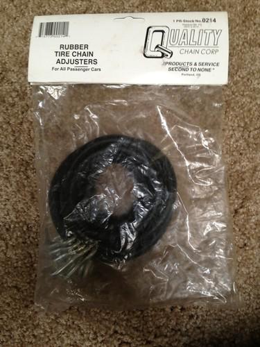 Quality chain corp rubber tire chain adjusters, 1 pair passenger cars 0214