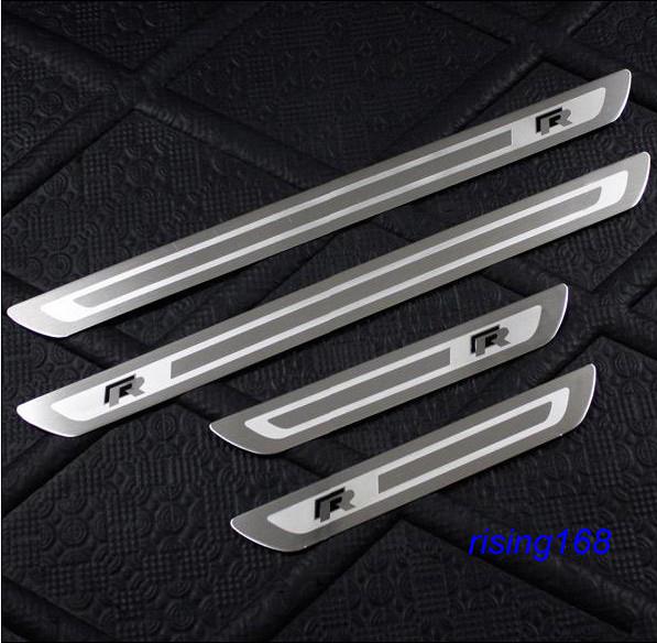 R vw golf 6 mk6 2009-2012 4 mk4 1999-2005 door sill scuff plate guards sills new