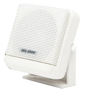 Brand new - polyplanar vhf extension speaker -10w surface mount - (single) white