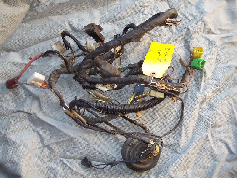 1988-1991 suzuki gsxr 750 gsx-r main body wire wiring harness * oem * 