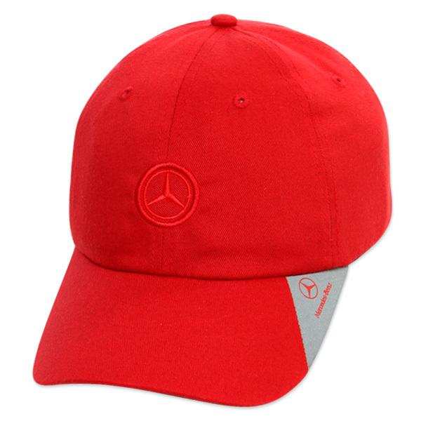 Mercedes-benz red recycled cotton cap 