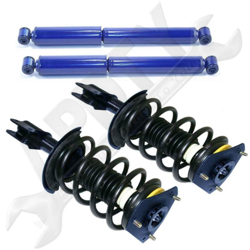 Front econo-matic struts and rear shocks, complete monroe kit (set of 4)