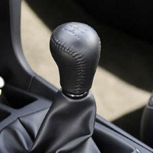 Mitsubishi lancer genuine leather gear shift knob manual transmission