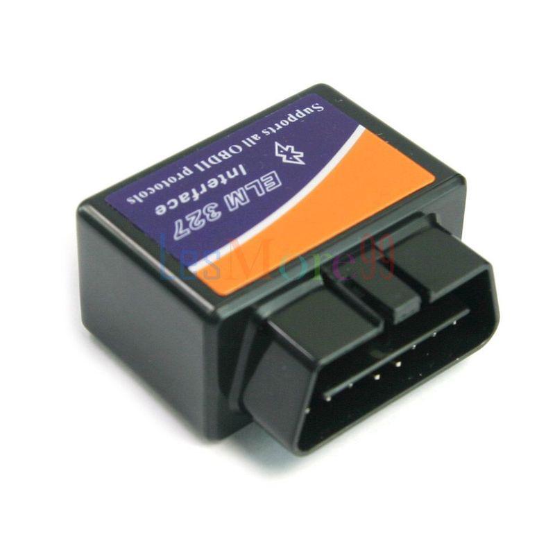 New black elm327 bluetooth super mini obd2 scanner adapter tool torque android