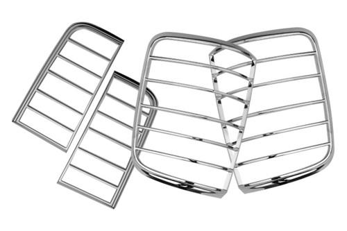 Ses trims ti-tl-129 lincoln mark lt taillight bezels covers chrome ring trim abs