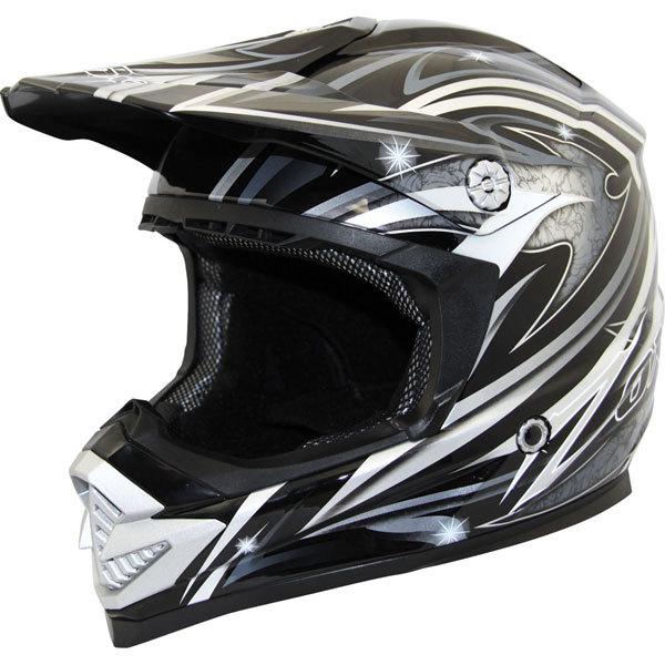 Dark silver/black s zox rush ii fiction youth helmet 2013 model