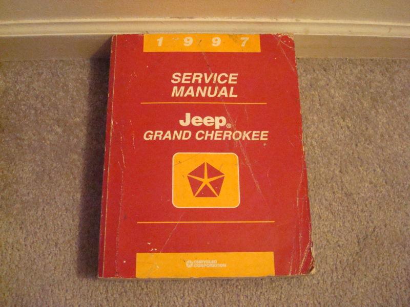 1997 jeep grand cherokee factory workshop work shop service manual repair book 