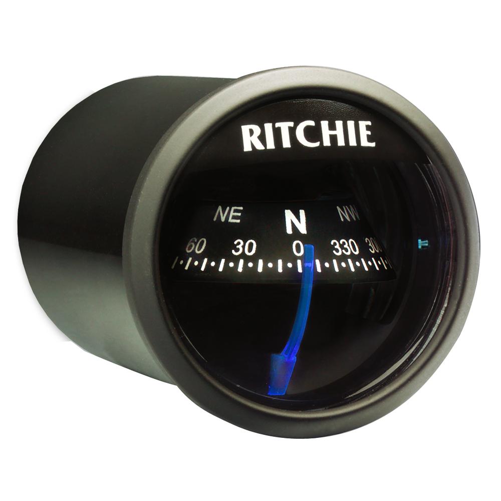 Ritchie x-21bb compass - dash mount - black/black x-21bb