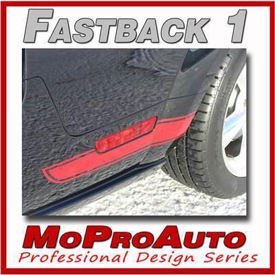 Fastback 1 mustang vinyl graphics stripes decal - 3m pro grade 2009 140
