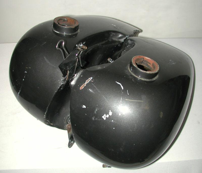 Harley-davidson 5 gallon shovel head motorcycle gas tank- dark gray